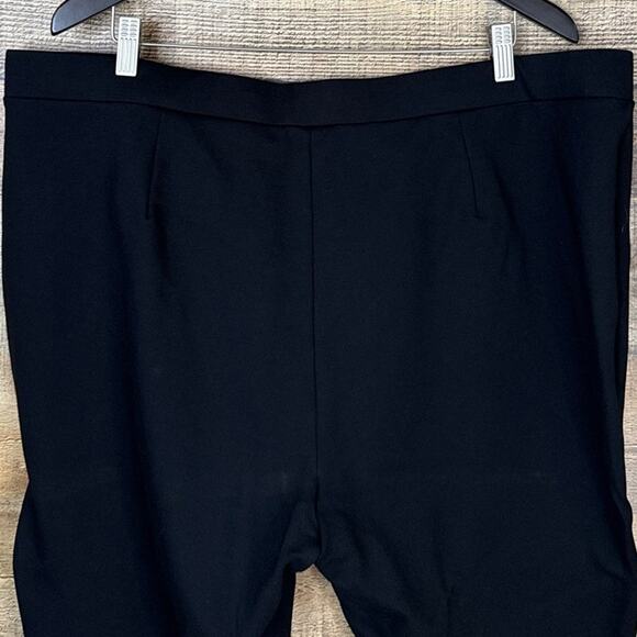 Haute Hippie Tribe Black Ponte Pants Lace Up Ankle Size 2X - Picture 6 of 10